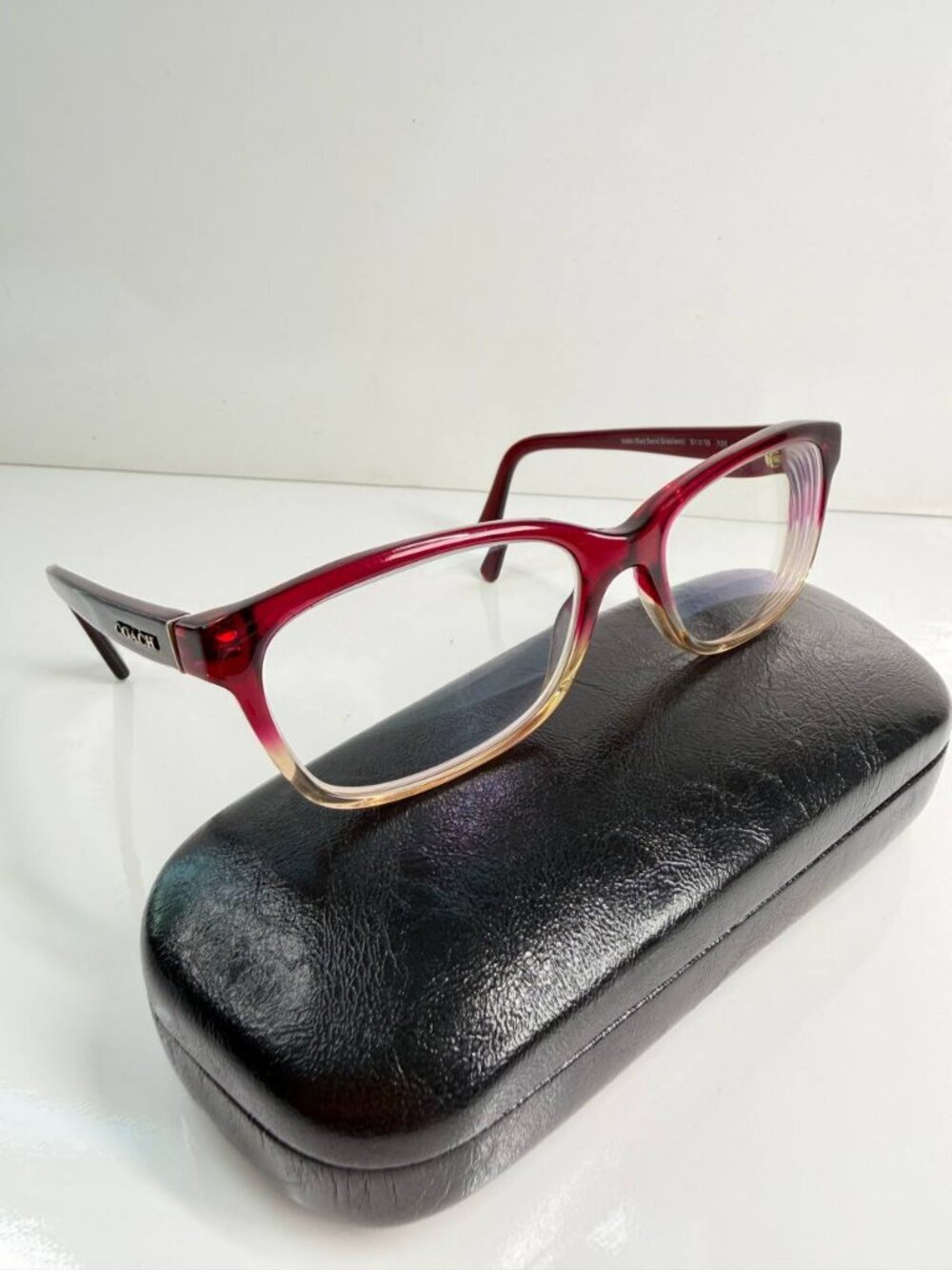 Coach HC6089 Designer Eyeglasses – Red Sand Gradient – Includes Hard Case